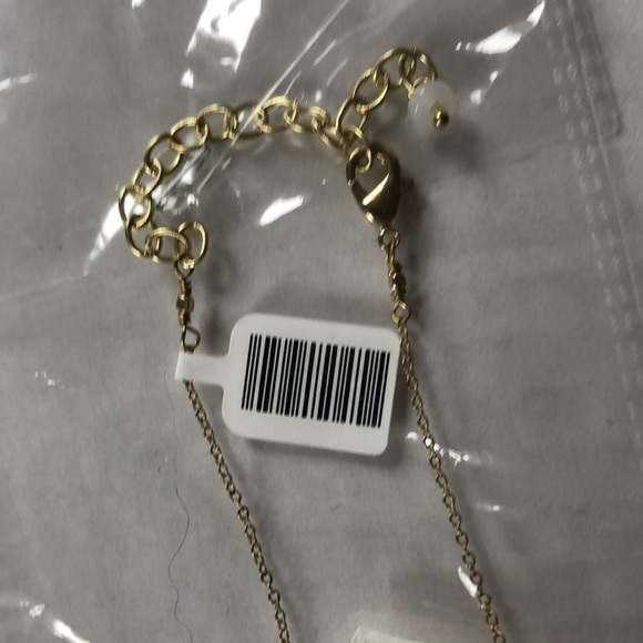 Grey  and White Beaded necklace - Picture 3 of 5